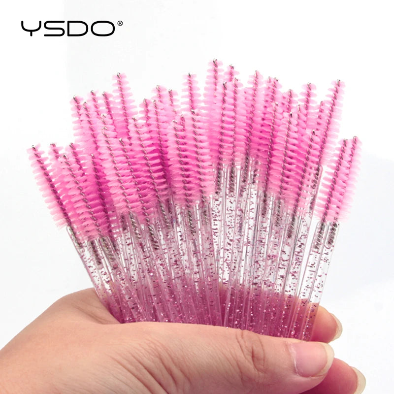Eyelash Brushes / Mascara wands - False Eye Lashes Extension Tools Eyebrow Brush Mascara Wands Applicator Spoolers Lashes Cosmetic Tool