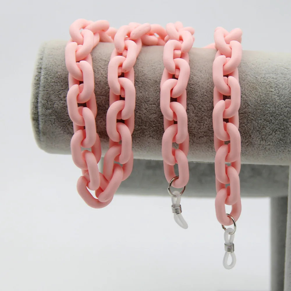 Acrylic Candy Color Glasses Chains