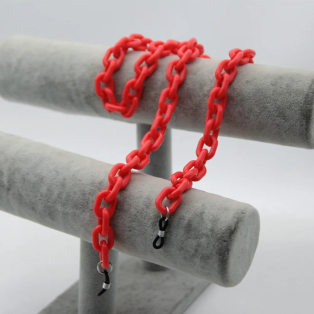 Acrylic Candy Color Glasses Chains
