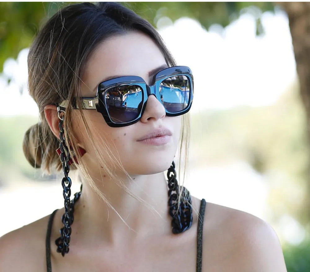 FishSheep 2020 New Color Acrylic Sunglasses Chain Women Eyeglass Chains Reading Glasses Cord Holder Neck Strap Rope Lanyard