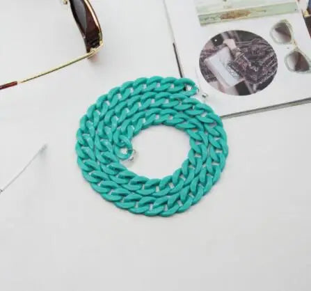 FishSheep 2020 New Color Acrylic Sunglasses Chain Women Eyeglass Chains Reading Glasses Cord Holder Neck Strap Rope Lanyard