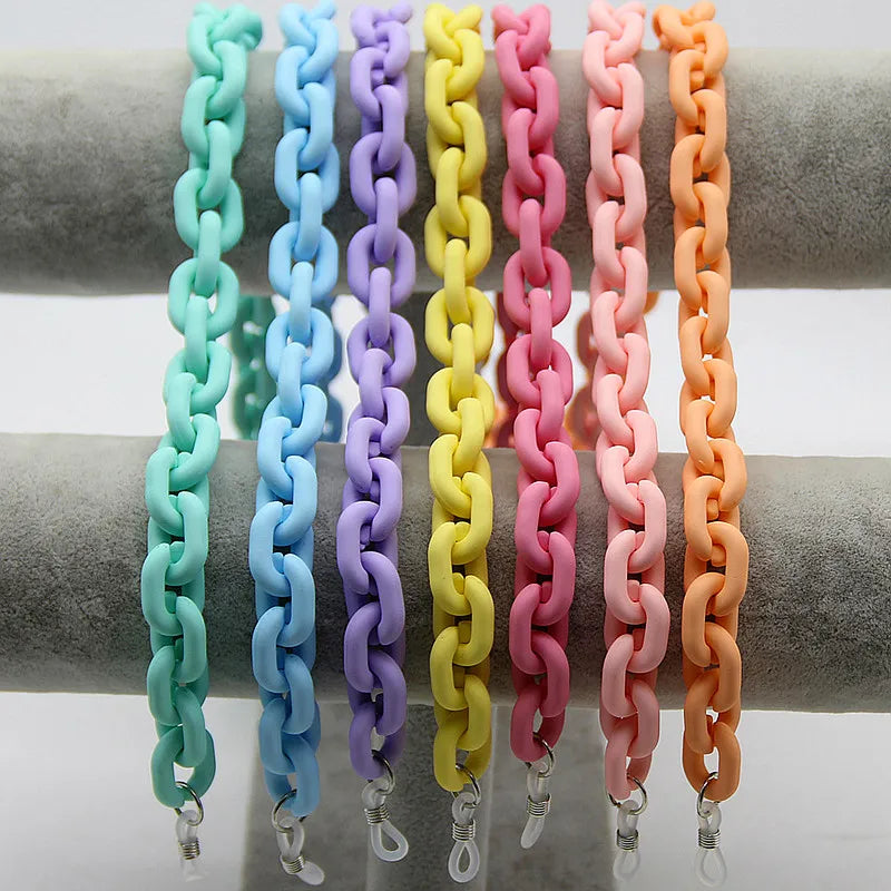 Acrylic Candy Color Glasses Chains
