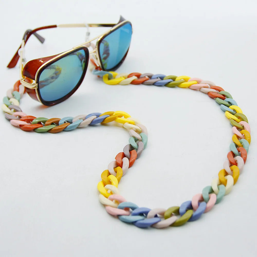 FishSheep 2020 New Color Acrylic Sunglasses Chain Women Eyeglass Chains Reading Glasses Cord Holder Neck Strap Rope Lanyard