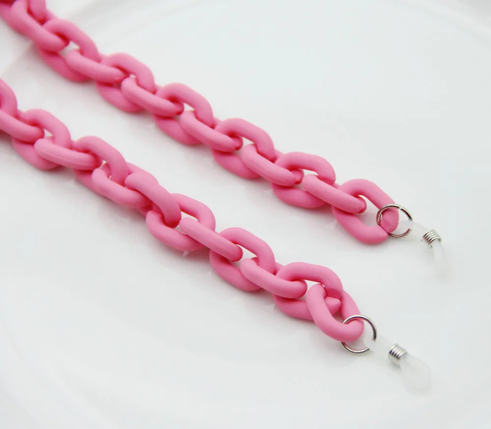 Acrylic Candy Color Glasses Chains