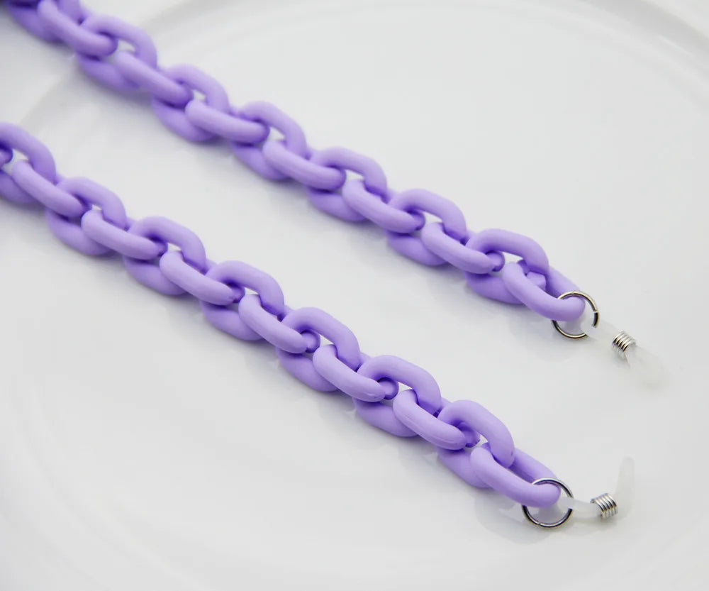 Acrylic Candy Color Glasses Chains