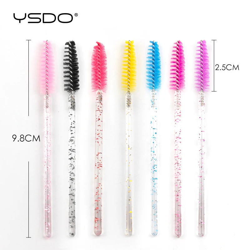 Eyelash Brushes / Mascara wands - False Eye Lashes Extension Tools Eyebrow Brush Mascara Wands Applicator Spoolers Lashes Cosmetic Tool