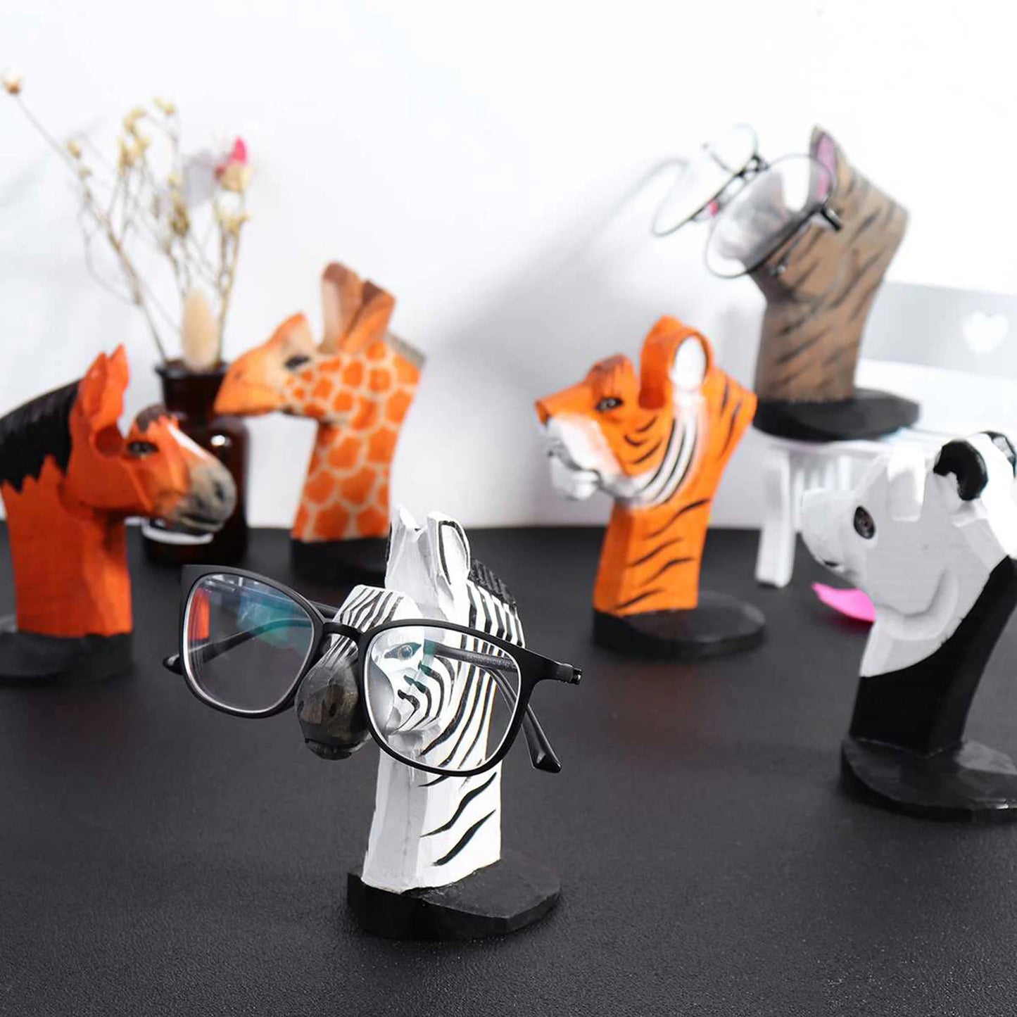 Cute Animal Sunglass Display Rack Shelf Eyeglasses Show Stand Jewelry Watch Holder Frame Display for Multi Pairs Glasses Showcas