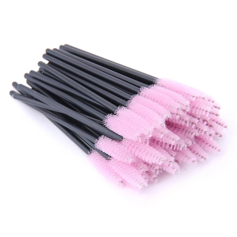 Eyelash Brushes / Mascara wands - False Eye Lashes Extension Tools Eyebrow Brush Mascara Wands Applicator Spoolers Lashes Cosmetic Tool