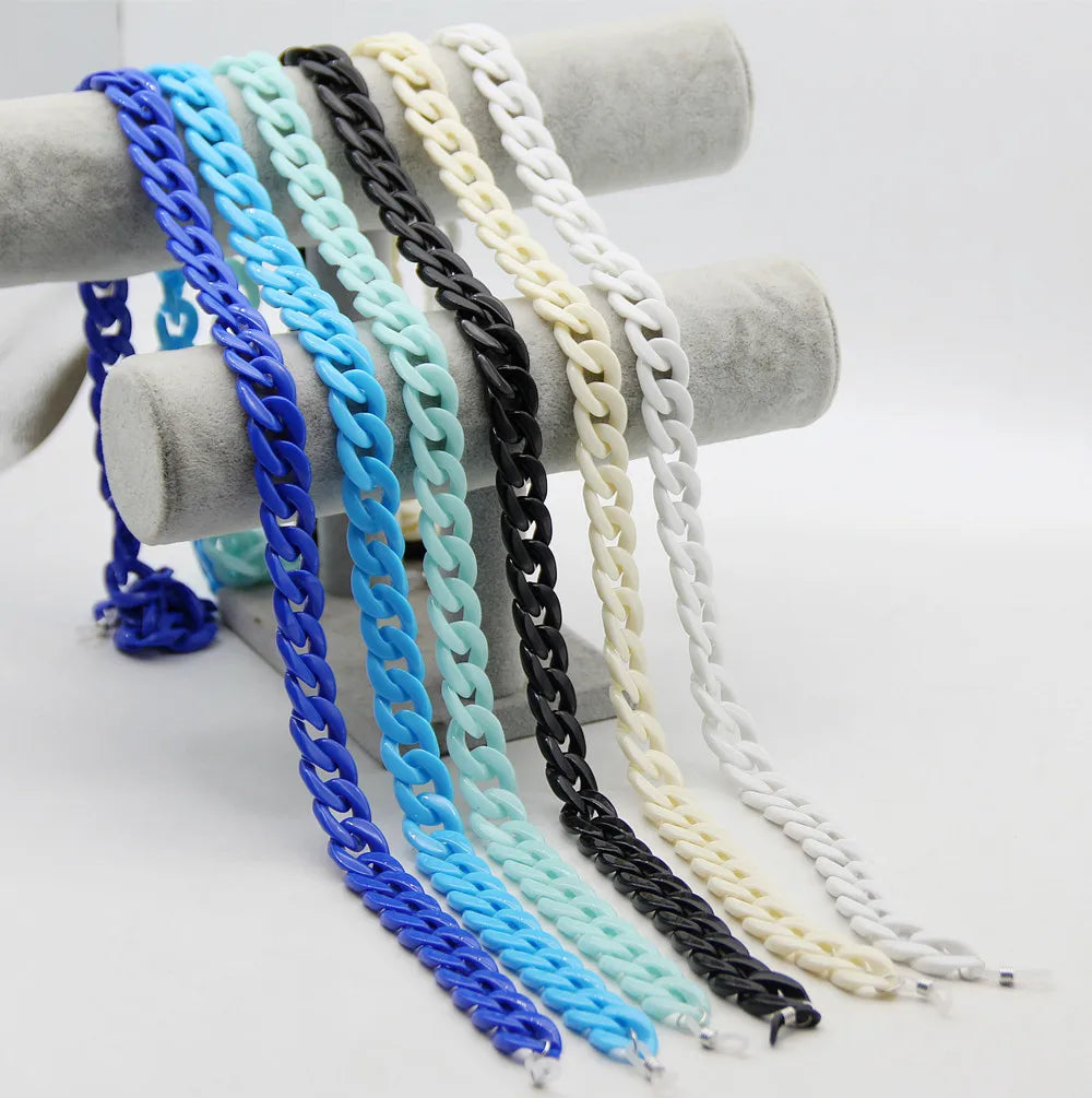 FishSheep 2020 New Color Acrylic Sunglasses Chain Women Eyeglass Chains Reading Glasses Cord Holder Neck Strap Rope Lanyard