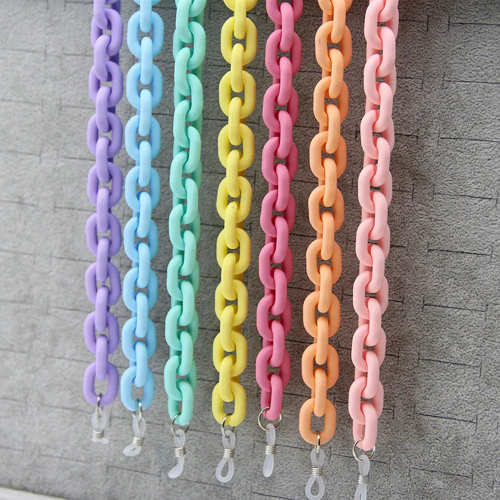 Acrylic Candy Color Glasses Chains