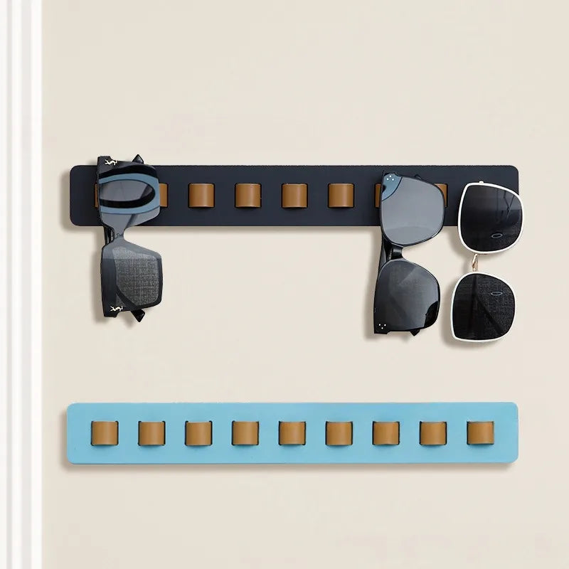 Wall Mounted Wooden Eyeglass Storage Rack