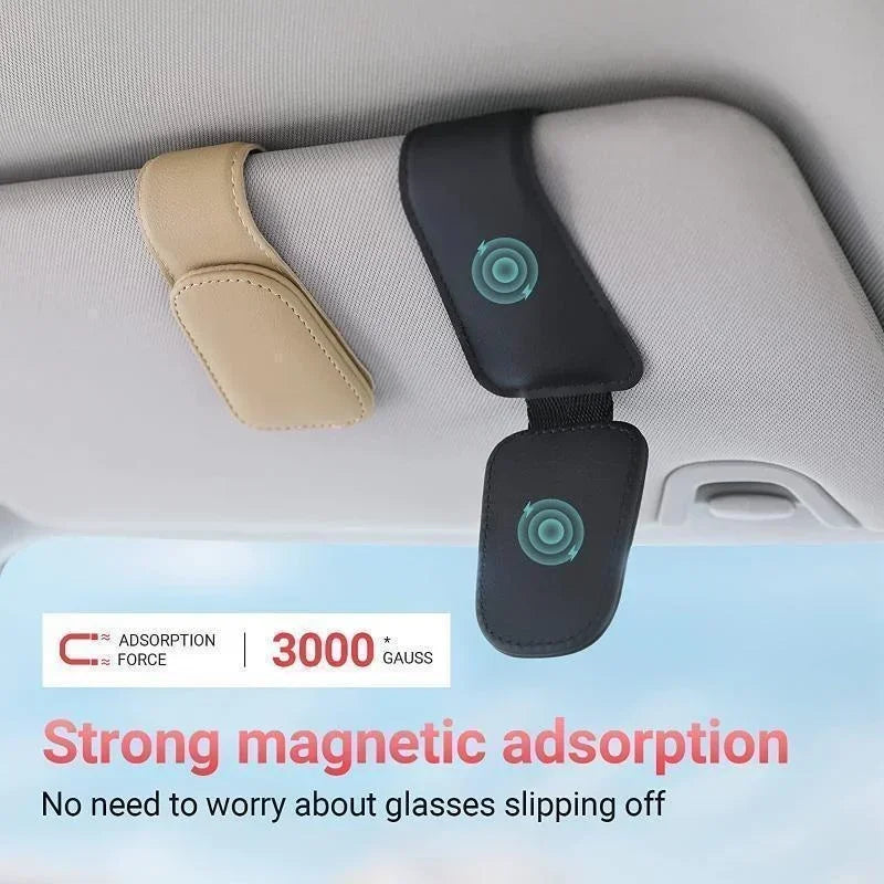 Car Glasses Case Sunglasses Clip Card Ticket Holder