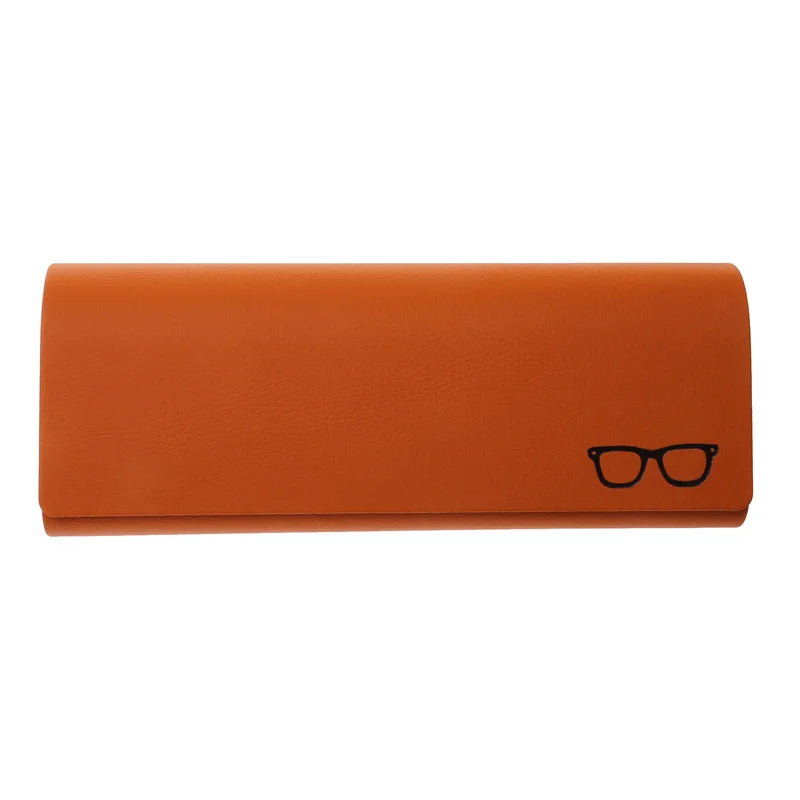 PU Leather Glasses Box - Men Women Sunglasses Spectacle Storage Box Portable Anti-Pressure Eyeglasses Bag Eyewear Accesso