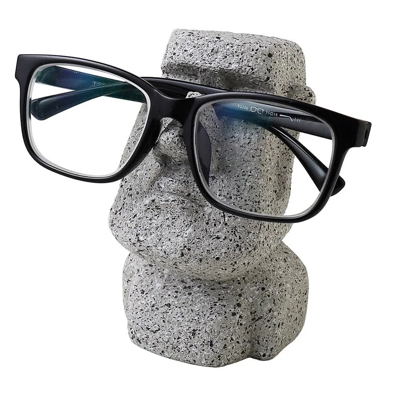 Moai Stone Man Spectacle Stand