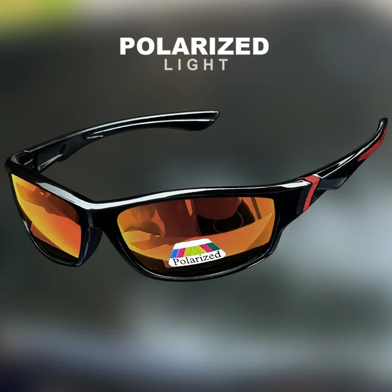 Vintage Sports Sunglasses - Men Women Fishing Running Cycling Mountaineering Sport Man Sun Glasses Anti-Glare UV400