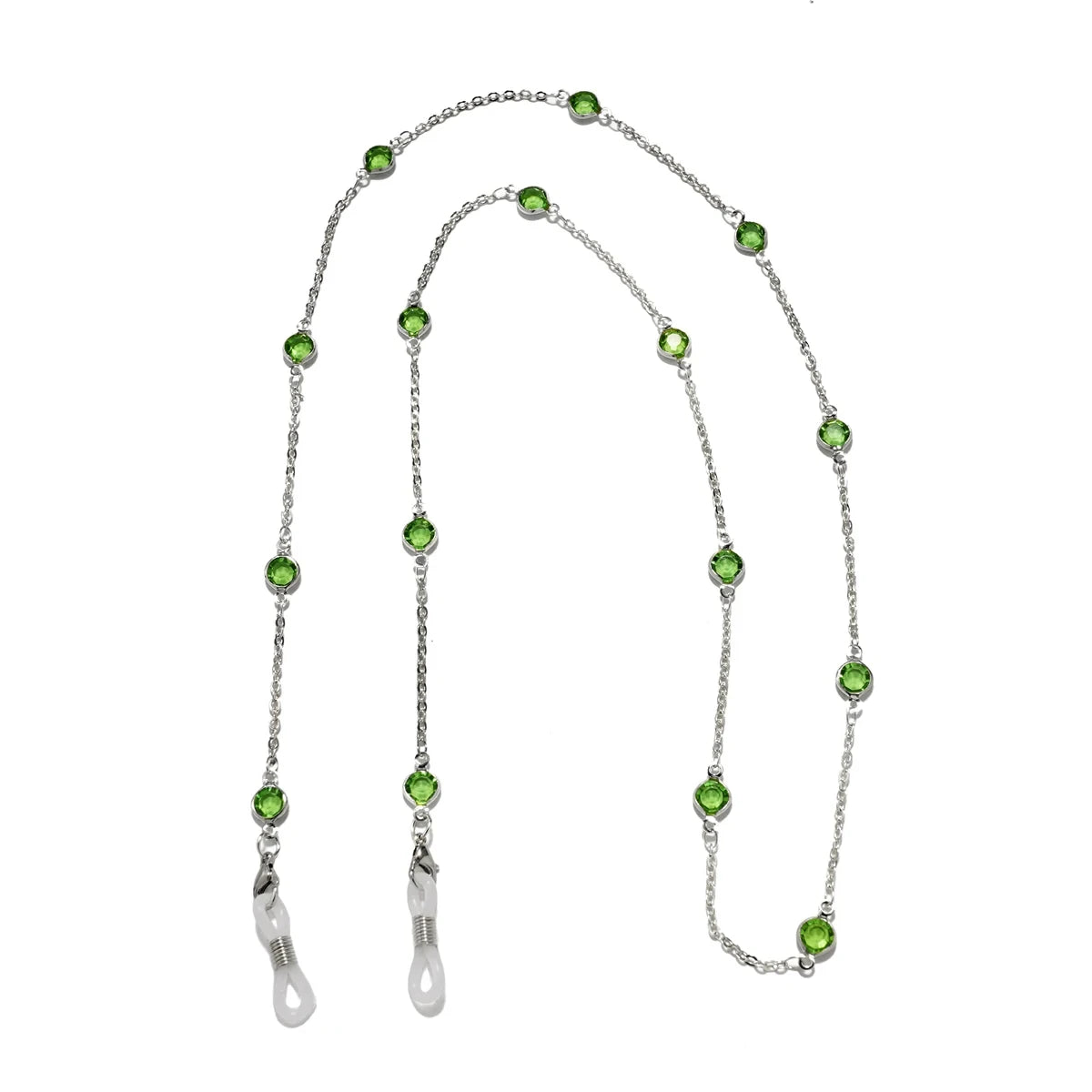 Water diamond Sunglasses Sunshade Chain Fashion Metal Mask Simple Pearl Gem Glasses Chain Charm Red Lanyard Glasses Frame Rope