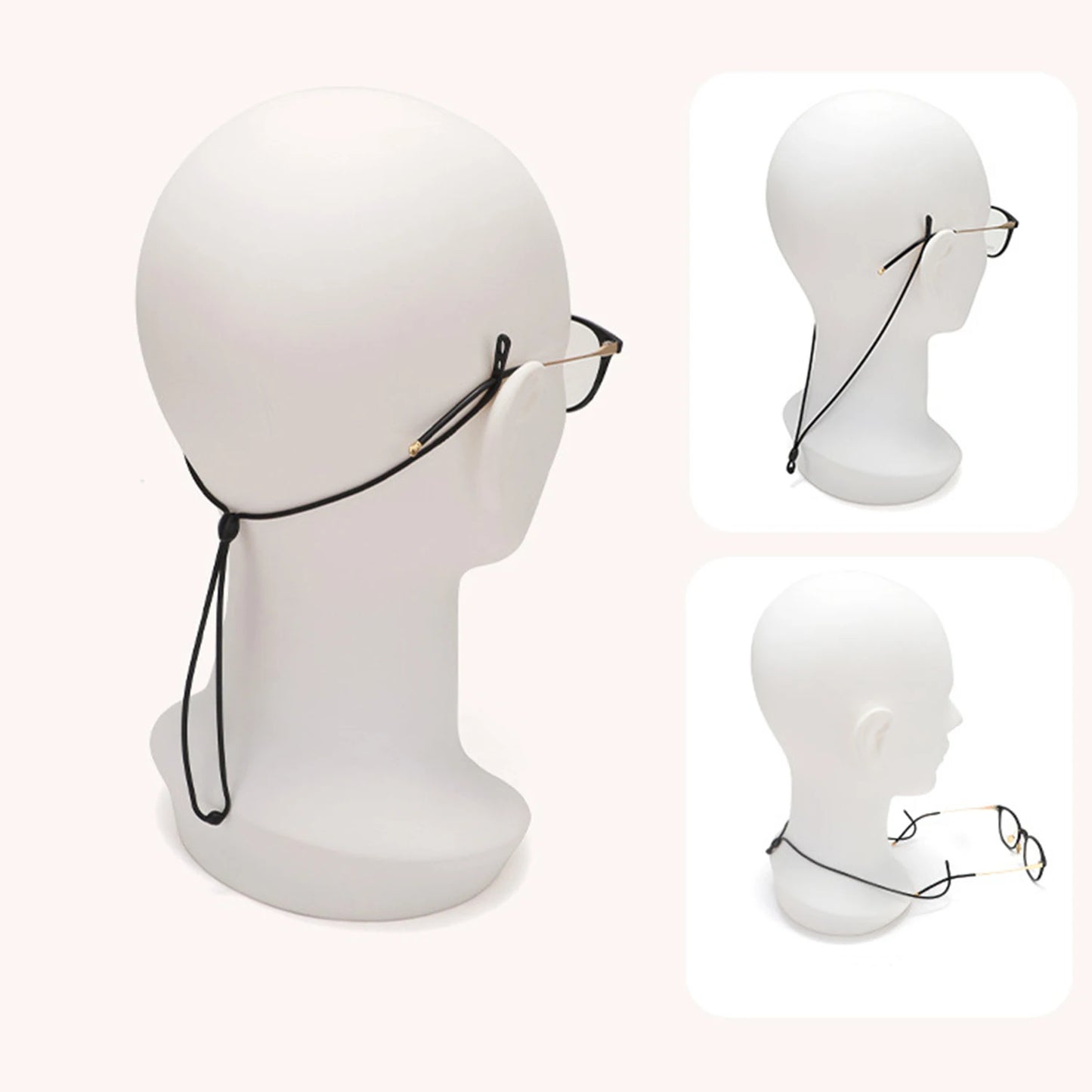 Anti Slip Adjustable Glasses Chain Silicone Eyeglasses Strap Sunglasses Chain Sports Band Cord Holder Elastic Glasses String