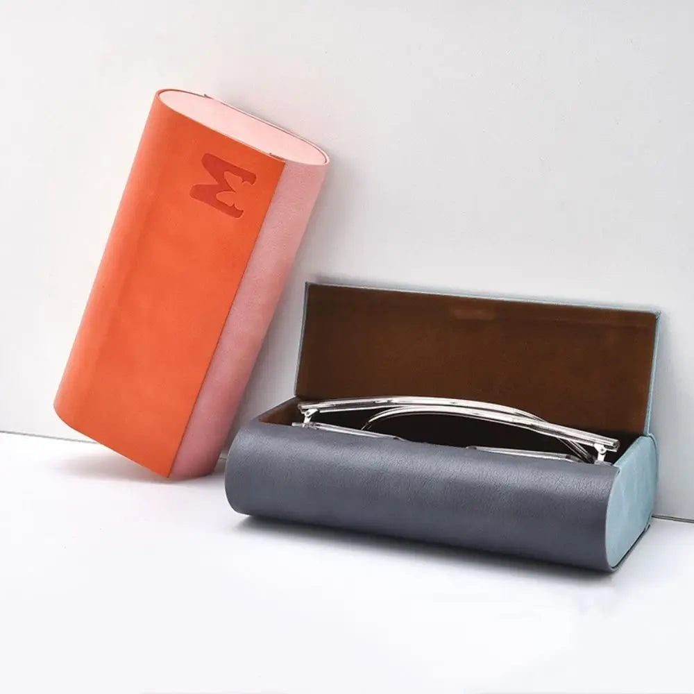 DOUBLE Glasses Case - For 2 Pair Eyeglasses Holder Portable Glasses Case Double Layer Glasses Case