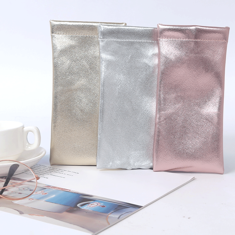 Soft Reading Glasses Case - Solid Sun Glasses Pouch Simple Eyewear Storage Bags Eyewear Accessories