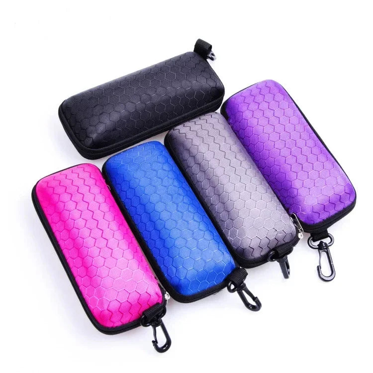 Honeycomb Glasses Case with Optional Lanyard Clip