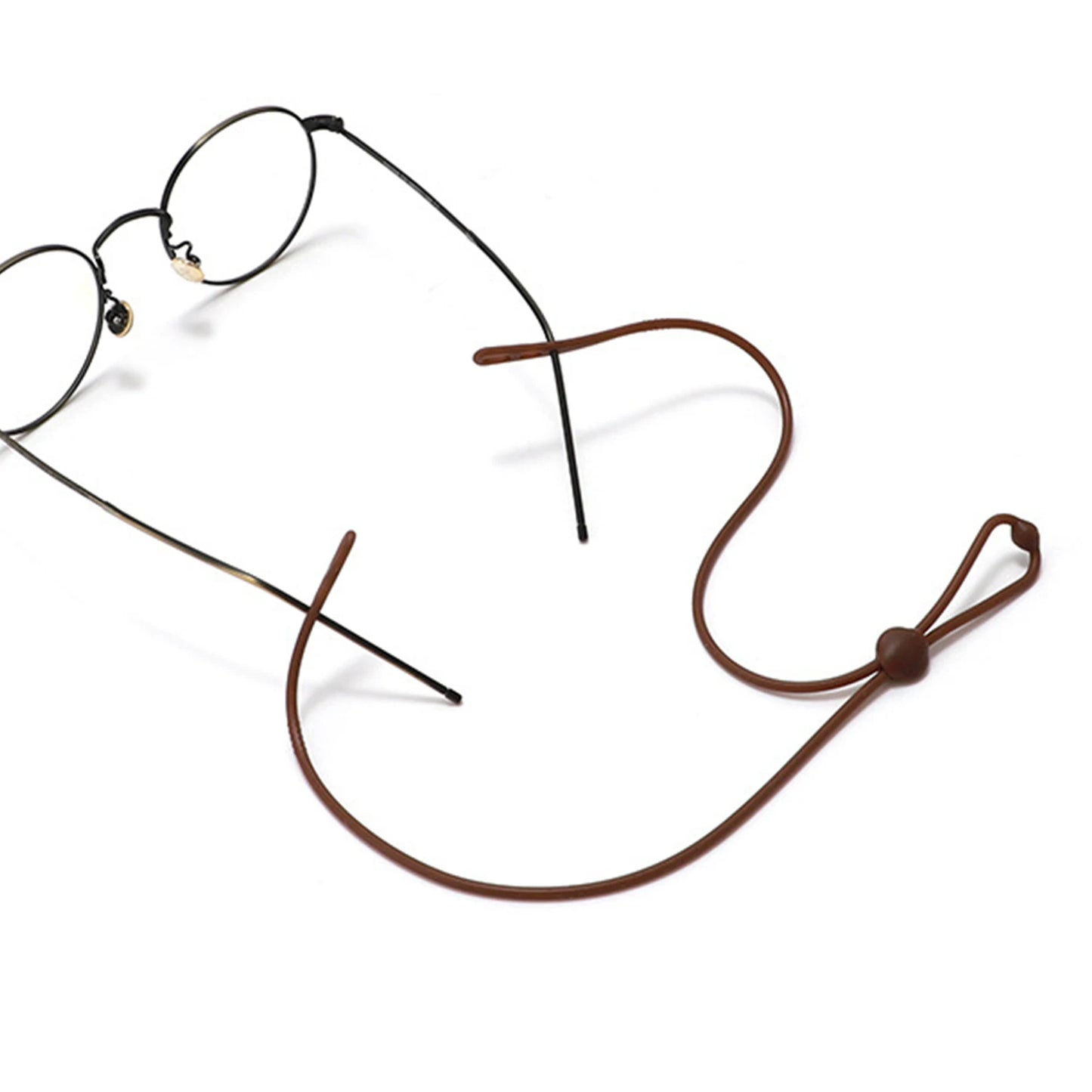 Anti Slip Adjustable Glasses Chain Silicone Eyeglasses Strap Sunglasses Chain Sports Band Cord Holder Elastic Glasses String