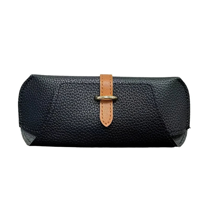 Trendy Ladies spectacle cases , suitable for various eyeglasses storage cases, portable thickened PU glasses case