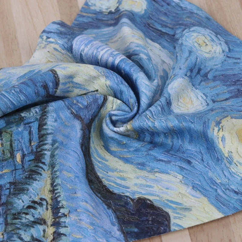 Van Gogh Microfibre Glasses Cloths - Clean Lens Dust Wiper Camera Screen Cleaner Soft Suede
