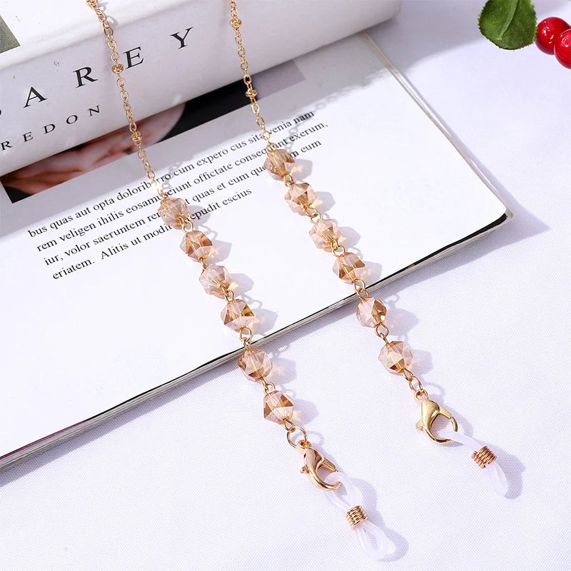Bohemian Crystal Beaded Glasses Chains