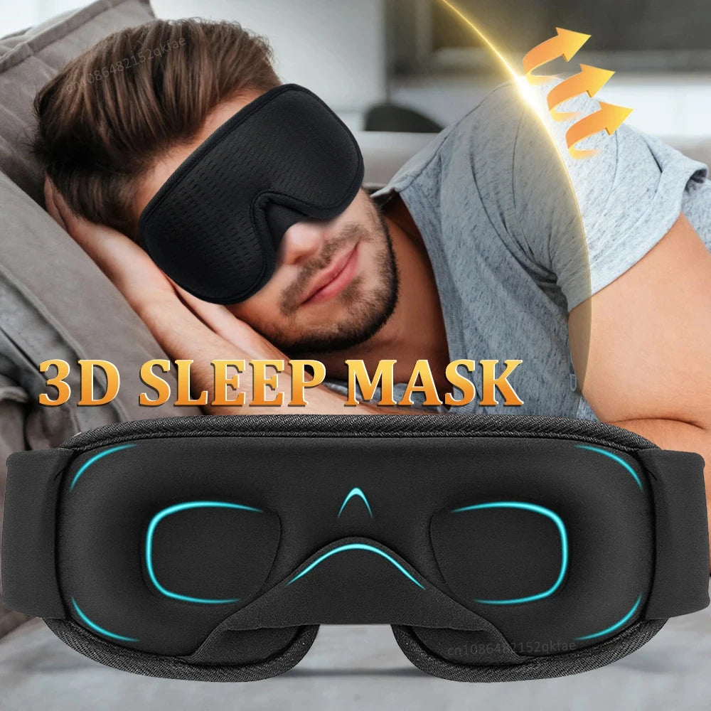 Soft 3D Sleep Mask 100% Light Blocking