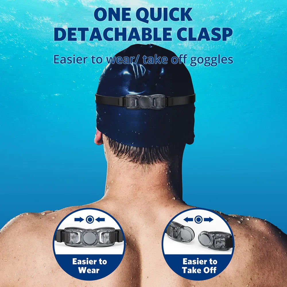 Adult Swimming Goggles - Professional Waterproof Swim Eyewear Glasses Anti-fog 100% UV Protection No Leaking For Adult Men Women Youth