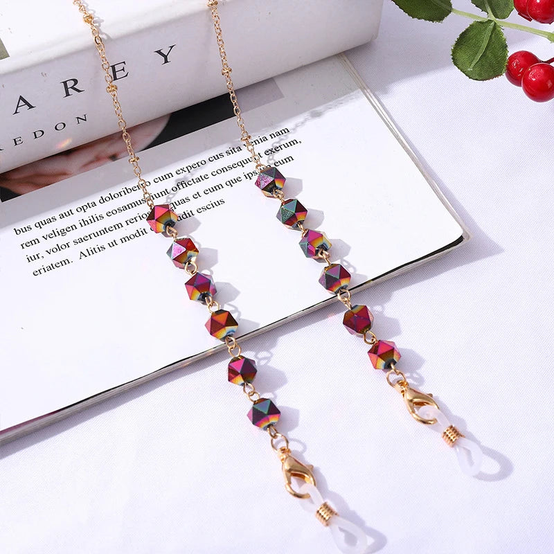 Bohemian Crystal Beaded Glasses Chains