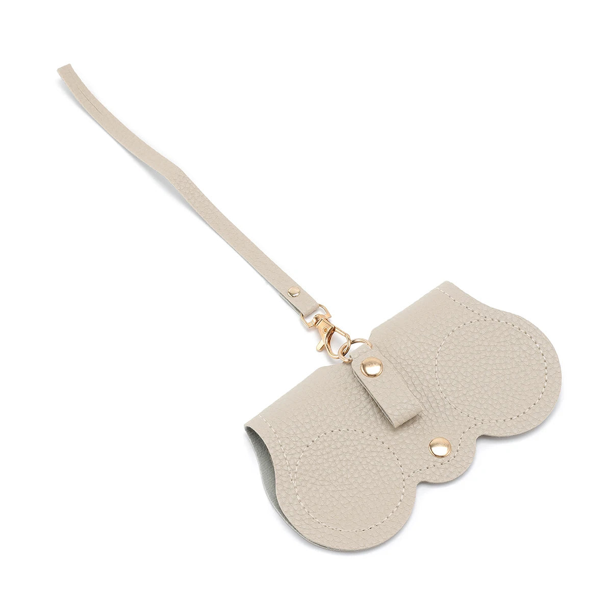 Glasses Cover - Cute Hanging PU Leather Sunglasses Reading Glasses Storage Bag Portable Travel Eyewear Holder
