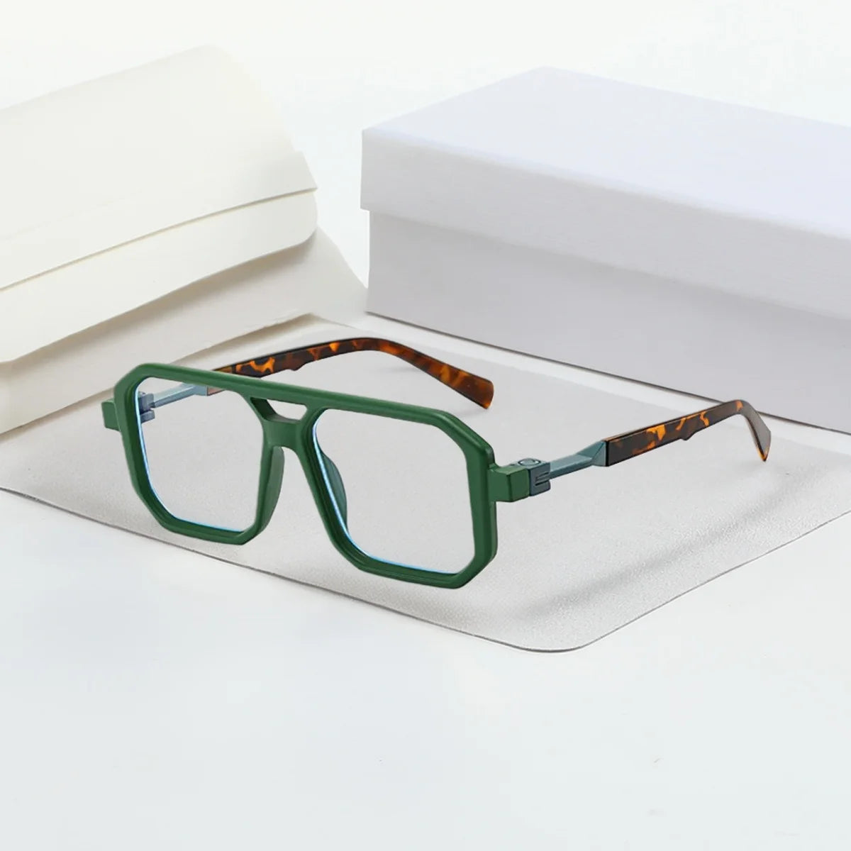Light Frame Anti Blue Glasses Transparent Black Optical Glasse Women Men Square Eyewear Blocking eyeglasse Spectacle Eyeglasses