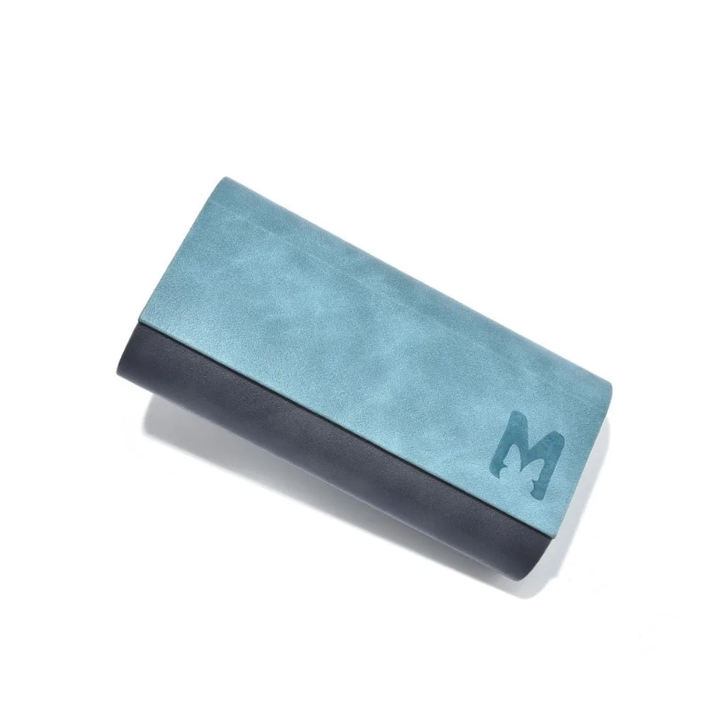 DOUBLE Glasses Case - For 2 Pair Eyeglasses Holder Portable Glasses Case Double Layer Glasses Case