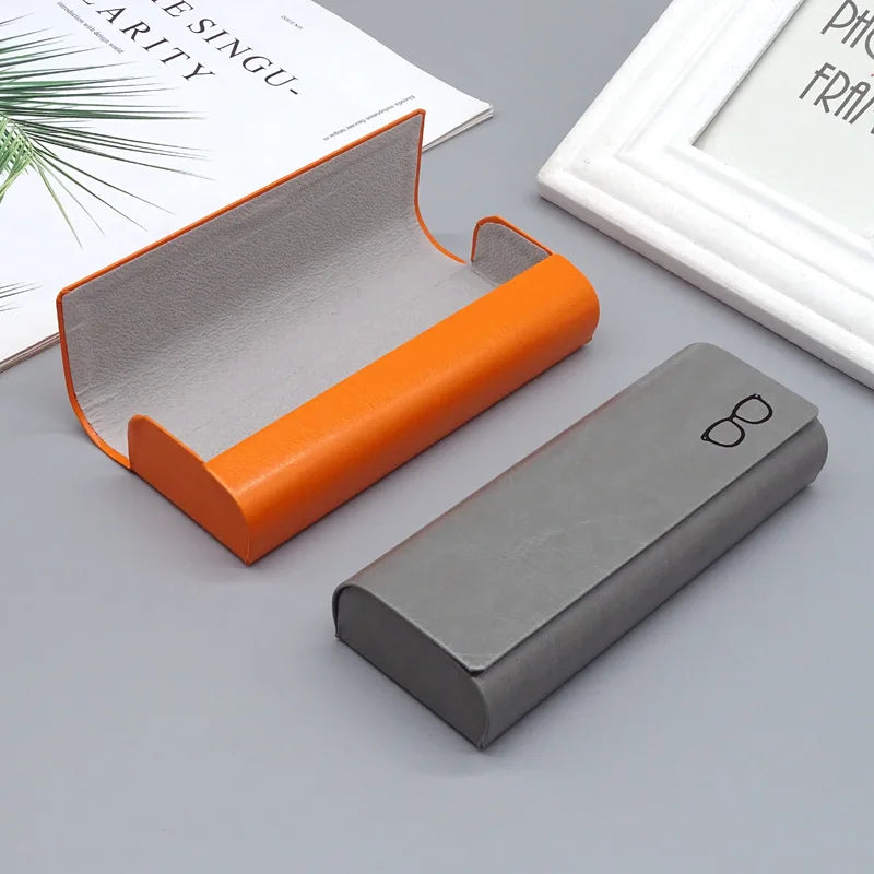Rigid Glasses Case - New Fashion Fashion Myopia Sun Eye Box Men and Women Fashion Anti-pressure Mirror Case