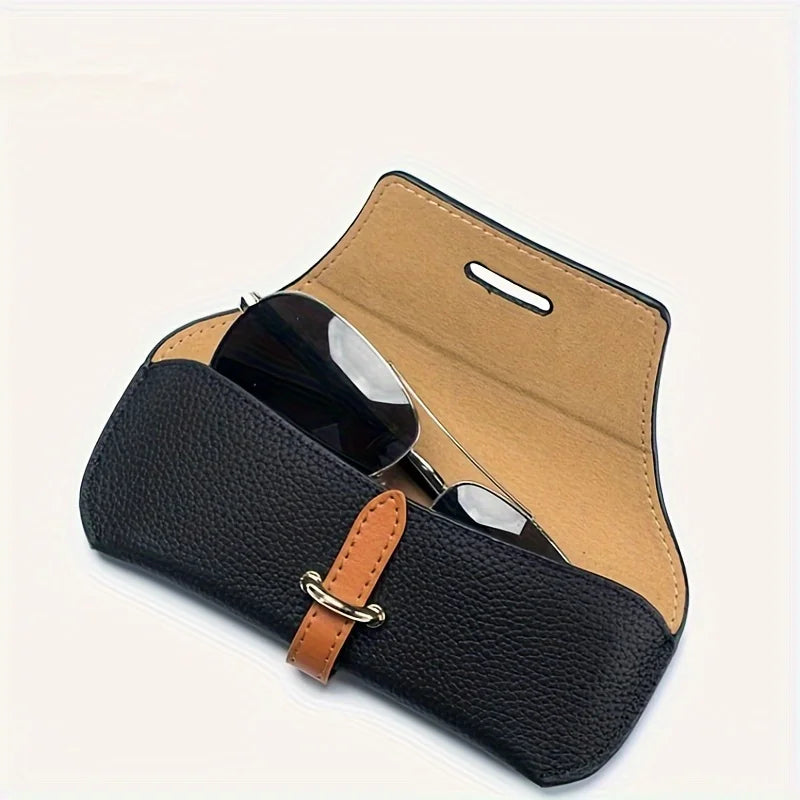 Trendy Ladies spectacle cases , suitable for various eyeglasses storage cases, portable thickened PU glasses case