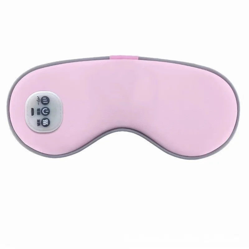 Hot and Cold Massage Eye Mask - Electric Heating Eye Massager Relieve Eye Fatigue Dark Circles Sleeping Mask Eyeshadow