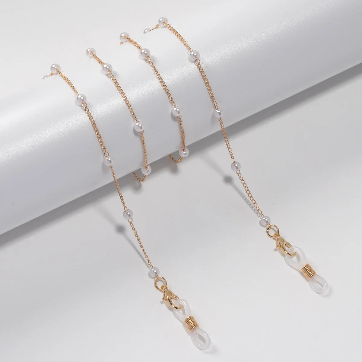 Pearl Style Glasses Chain - Pearl Flower Glasses Hanging Rope Anti-Lost Eyewear Mask Lanyard Women Sunglasses Glasses Chain