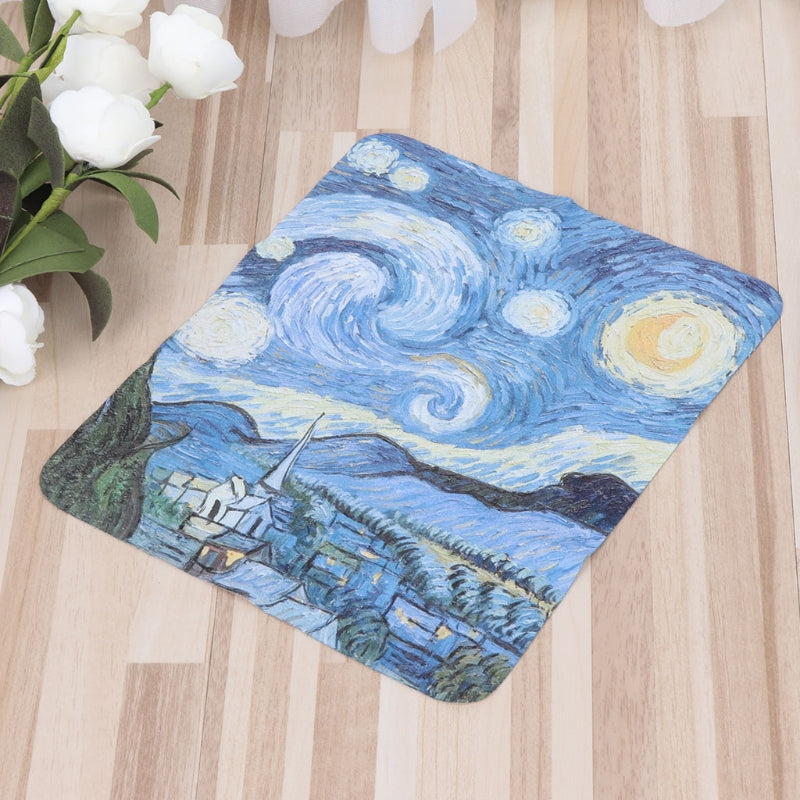Van Gogh Microfibre Glasses Cloths - Clean Lens Dust Wiper Camera Screen Cleaner Soft Suede