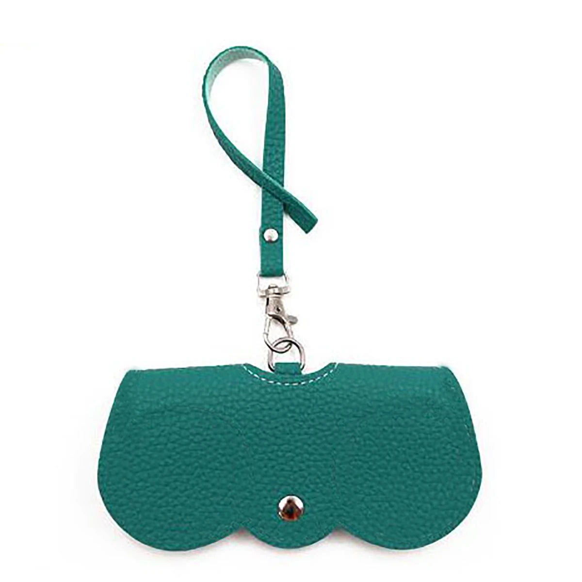 Glasses Cover - Cute Hanging PU Leather Sunglasses Reading Glasses Storage Bag Portable Travel Eyewear Holder