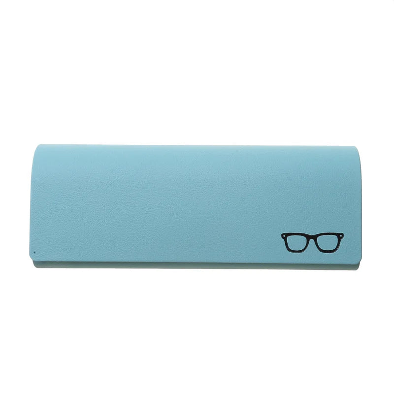 PU Leather Glasses Box - Men Women Sunglasses Spectacle Storage Box Portable Anti-Pressure Eyeglasses Bag Eyewear Accesso