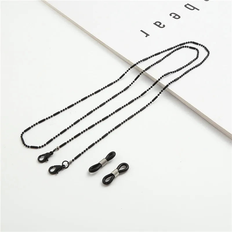Pearl Style Glasses Chain - Pearl Flower Glasses Hanging Rope Anti-Lost Eyewear Mask Lanyard Women Sunglasses Glasses Chain