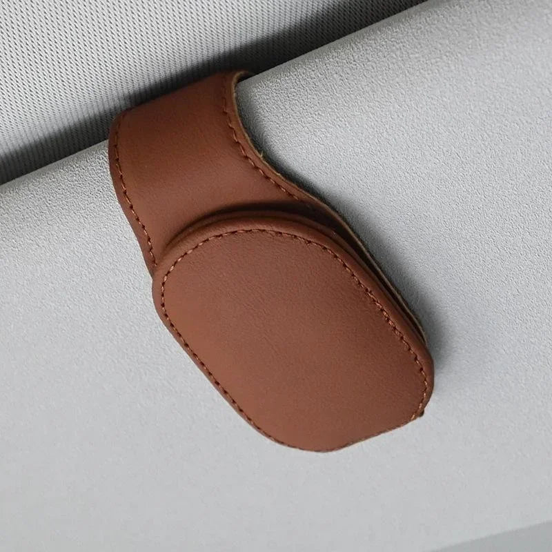 Car Glasses Case Sunglasses Clip Card Ticket Holder