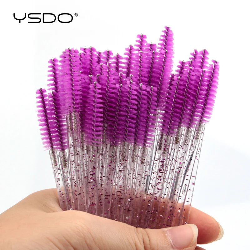 Eyelash Brushes / Mascara wands - False Eye Lashes Extension Tools Eyebrow Brush Mascara Wands Applicator Spoolers Lashes Cosmetic Tool