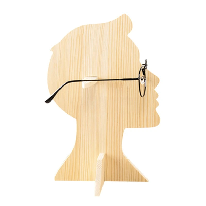 Wooden Glasses Display Shelf Wood Sunglasses Bracket Cabinet Woman Man for Spectacle Frame Display Props Decorative Supplies