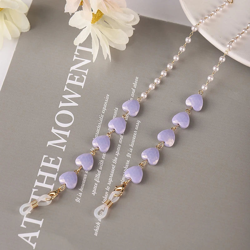 Bohemian Crystal Beaded Glasses Chains