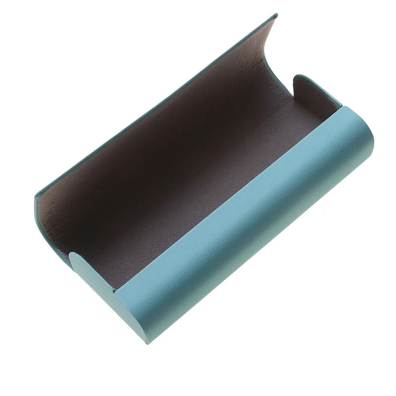 PU Leather Glasses Box - Men Women Sunglasses Spectacle Storage Box Portable Anti-Pressure Eyeglasses Bag Eyewear Accesso