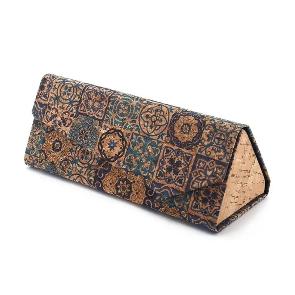 Folding Triangle Glasses Case Women Personalit Sunglasses Box Portable Travel Glasses Storage Box