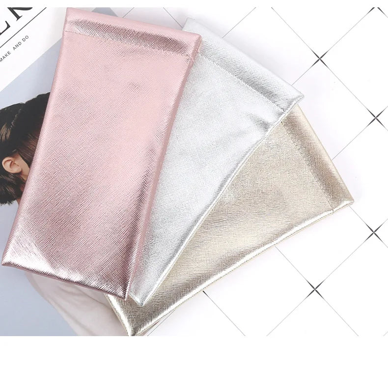Soft Reading Glasses Case - Solid Sun Glasses Pouch Simple Eyewear Storage Bags Eyewear Accessories