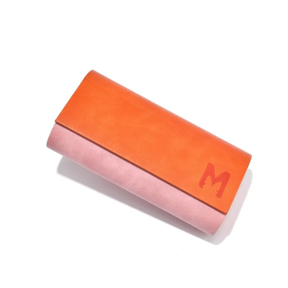 DOUBLE Glasses Case - For 2 Pair Eyeglasses Holder Portable Glasses Case Double Layer Glasses Case